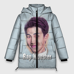 Куртка зимняя женская BTS Rap Monster, цвет: 3D-черный