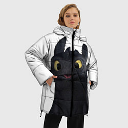 Куртка зимняя женская Черная фурия, цвет: 3D-черный — фото 2