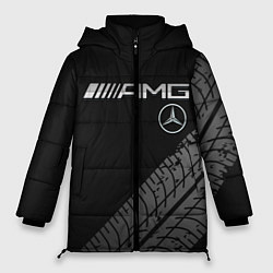 Куртка зимняя женская Mercedes AMG: Street Racing, цвет: 3D-черный