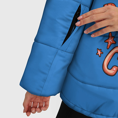Женская зимняя куртка Hungry Crab / 3D-Черный – фото 5