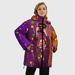 Куртка зимняя женская Gone Fludd art 4, цвет: 3D-черный — фото 2