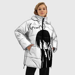 Куртка зимняя женская Бездомный бог, цвет: 3D-светло-серый — фото 2