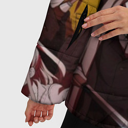 Куртка зимняя женская DANGANRONPA, цвет: 3D-красный — фото 2