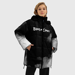 Куртка зимняя женская Чёрный клевер, цвет: 3D-черный — фото 2