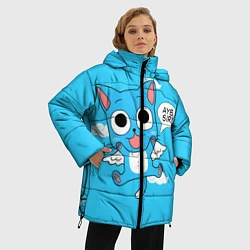 Куртка зимняя женская Fairy Tail: Happy, цвет: 3D-черный — фото 2
