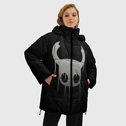 Куртка зимняя женская Hollow Knight, цвет: 3D-светло-серый — фото 2