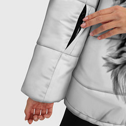 Куртка зимняя женская Кокер спаниель, цвет: 3D-красный — фото 2