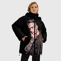 Куртка зимняя женская Егор Крид: Время не пришло, цвет: 3D-светло-серый — фото 2