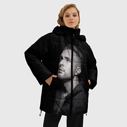 Куртка зимняя женская Егор Крид: Цвет настроения чёрный, цвет: 3D-светло-серый — фото 2