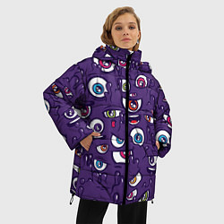 Куртка зимняя женская Рой Глаз, цвет: 3D-черный — фото 2