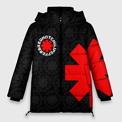 Куртка зимняя женская RED HOT CHILI PEPPERS, цвет: 3D-красный