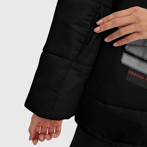 Женская зимняя куртка Rick Alien / 3D-Черный – фото 5