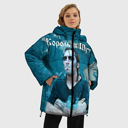 Куртка зимняя женская Король и Шут Анархия спина, цвет: 3D-красный — фото 2
