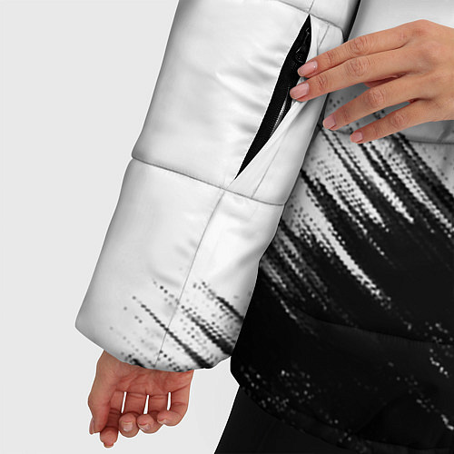 Женская зимняя куртка Death Note 5 / 3D-Черный – фото 5
