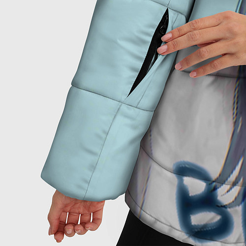 Женская зимняя куртка Billie Eilish: Bad Guy / 3D-Черный – фото 5