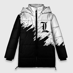 Куртка зимняя женская L letter line, цвет: 3D-черный