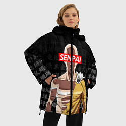 Куртка зимняя женская SENPAI ONE PUNCH MAN, цвет: 3D-черный — фото 2