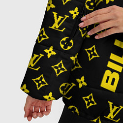 Куртка зимняя женская BILLIE EILISH x LV Yellow, цвет: 3D-черный — фото 2