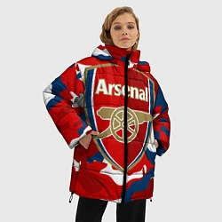 Куртка зимняя женская Arsenal, цвет: 3D-черный — фото 2