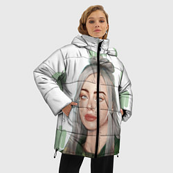 Куртка зимняя женская Billie Eilish, цвет: 3D-красный — фото 2