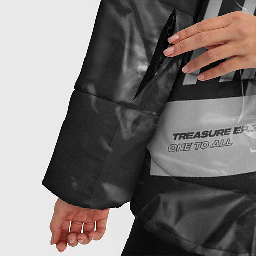 Женская зимняя куртка Trea Sure Ateez / 3D-Черный – фото 5