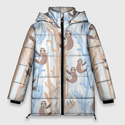 Куртка зимняя женская Ленивец стайл, цвет: 3D-черный