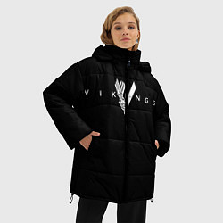 Куртка зимняя женская Vikings, цвет: 3D-светло-серый — фото 2