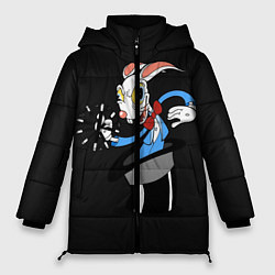 Куртка зимняя женская Cuphead - Хопус Покус, цвет: 3D-черный