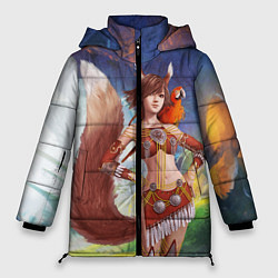 Куртка зимняя женская Zoomorph PW, цвет: 3D-черный