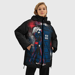 Куртка зимняя женская Doctor Who, цвет: 3D-красный — фото 2