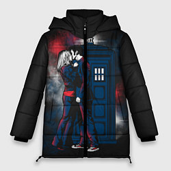 Куртка зимняя женская Doctor Who, цвет: 3D-красный