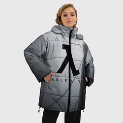 Куртка зимняя женская Half Life, цвет: 3D-светло-серый — фото 2