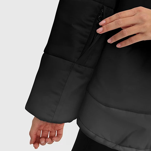 Женская зимняя куртка Capricorn Козерог / 3D-Черный – фото 5