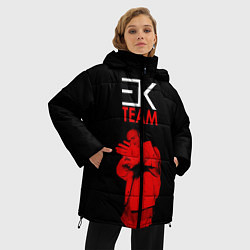 Куртка зимняя женская ЕГОР КРИД TEAM, цвет: 3D-черный — фото 2