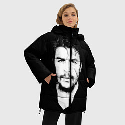 Куртка зимняя женская Че Гевара, цвет: 3D-черный — фото 2