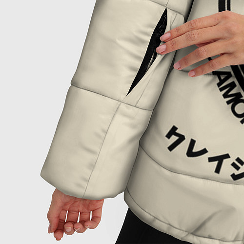 Женская зимняя куртка Приключения ДжоДжо / 3D-Черный – фото 5