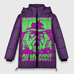 Куртка зимняя женская Oh my good!!, цвет: 3D-красный