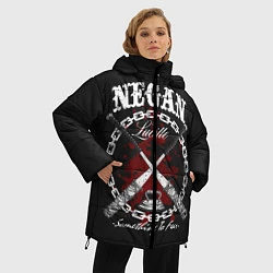 Куртка зимняя женская The Walking Dead Negan, цвет: 3D-светло-серый — фото 2