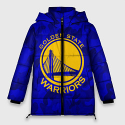 Куртка зимняя женская GOLDEN STATE WARRIORS, цвет: 3D-черный