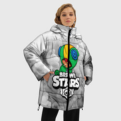 Куртка зимняя женская BRAWL STARS LEON, цвет: 3D-черный — фото 2