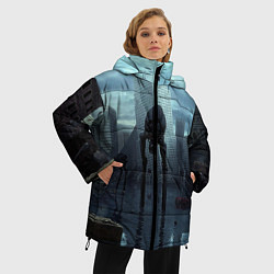 Куртка зимняя женская Халф-лайф, цвет: 3D-красный — фото 2