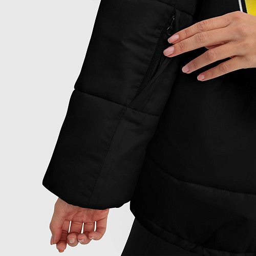 Женская зимняя куртка Марио в костюме пикачу / 3D-Черный – фото 5