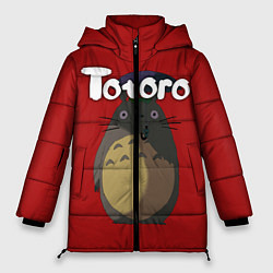 Куртка зимняя женская Totoro, цвет: 3D-черный