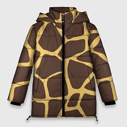Куртка зимняя женская Окрас жирафа, цвет: 3D-светло-серый