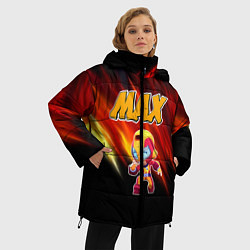 Куртка зимняя женская Brawl Stars Мах, цвет: 3D-черный — фото 2