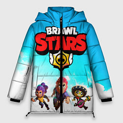 Куртка зимняя женская Brawl stars, цвет: 3D-черный