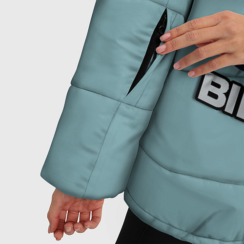 Женская зимняя куртка BILLIE EILISH / 3D-Черный – фото 5
