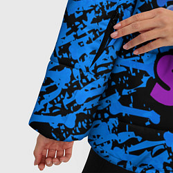 Куртка зимняя женская BRAWL STARS LEON ОБОРОТЕНЬ, цвет: 3D-черный — фото 2