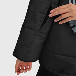 Куртка зимняя женская Will Work Fortnite, цвет: 3D-черный — фото 2