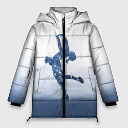 Куртка зимняя женская Фигурное катание, цвет: 3D-черный
